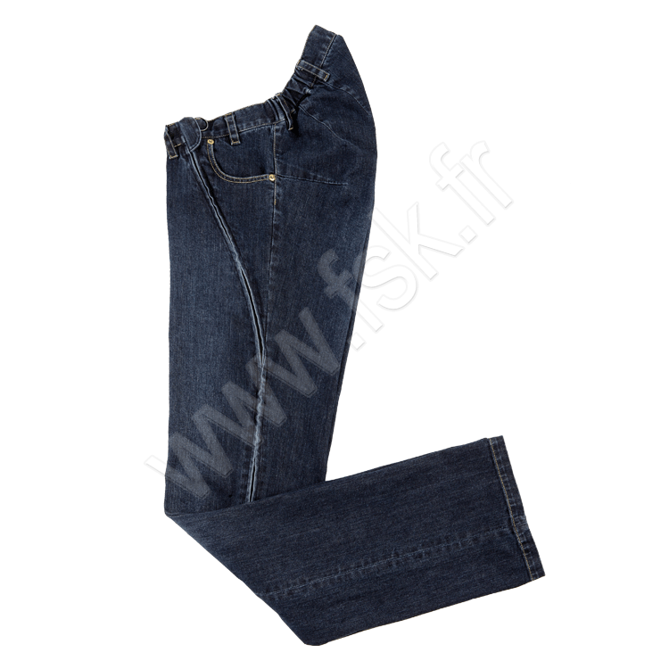PW01007 Les Bas: Jeans Homme Ouverture Partielle