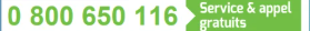 0 800 650 116 — numéro vert, service et appels gratuits