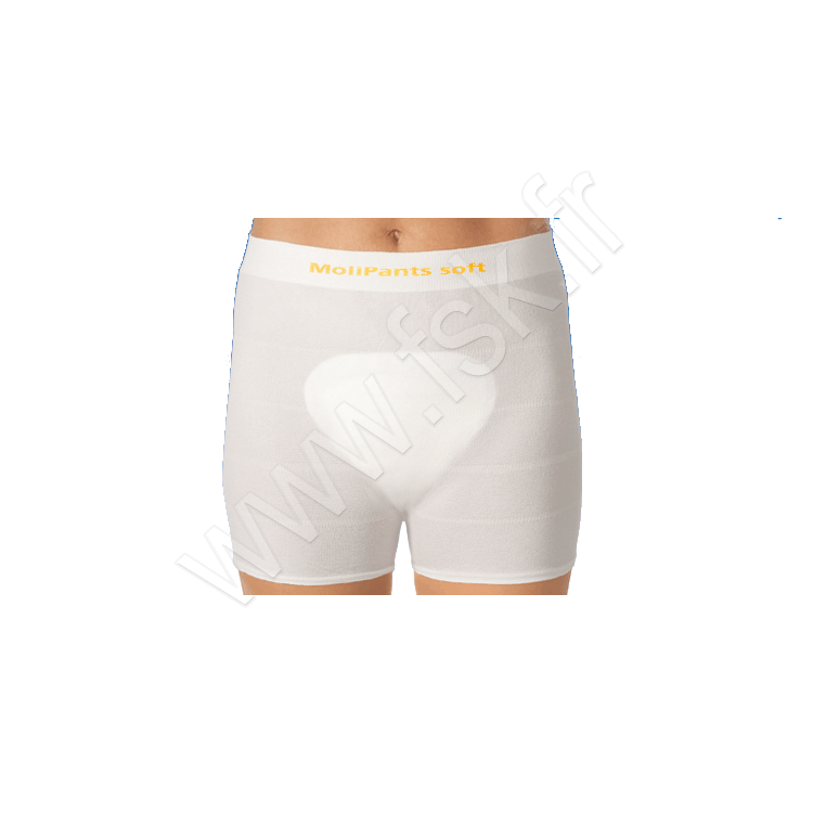 Slip filet Molipants soft (3 Pièces) Incontinence Urinaire