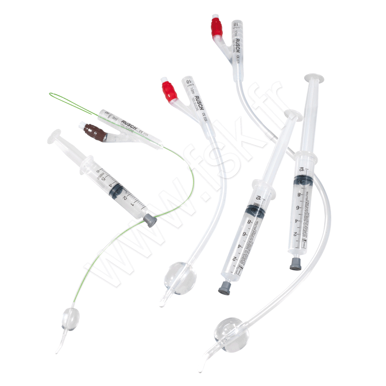 Sonde de Foley droite Rüsch Brillant Rétention urinaire