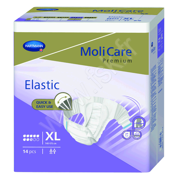 Molicare Premium Elastic 8 gouttes Incontinence Urinaire