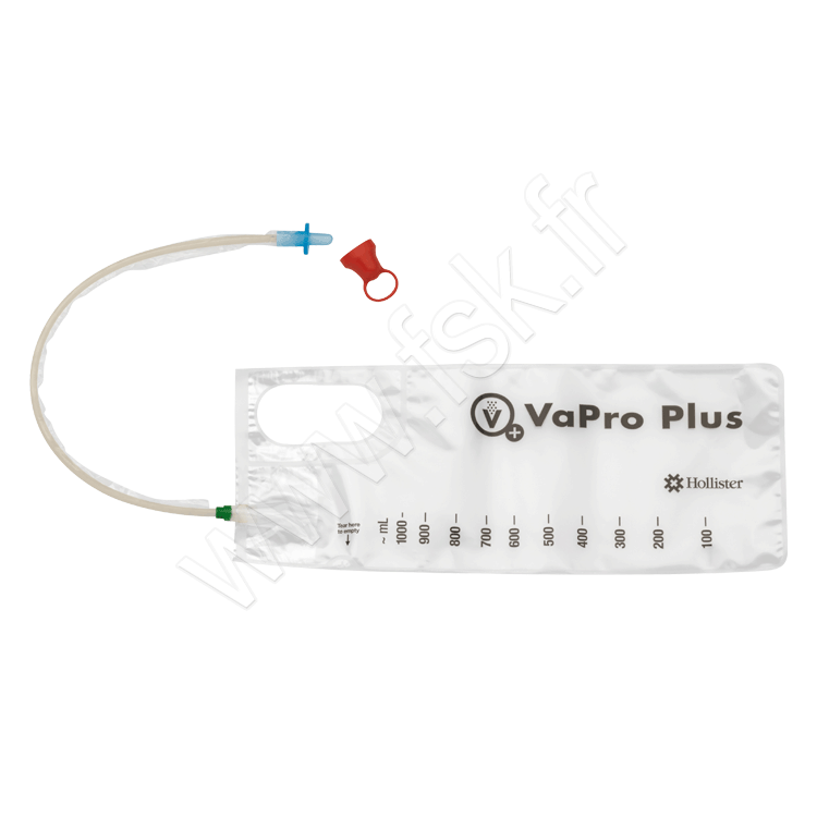 PW00824 Rétention urinaire: Set sonde Vapro Plus droite